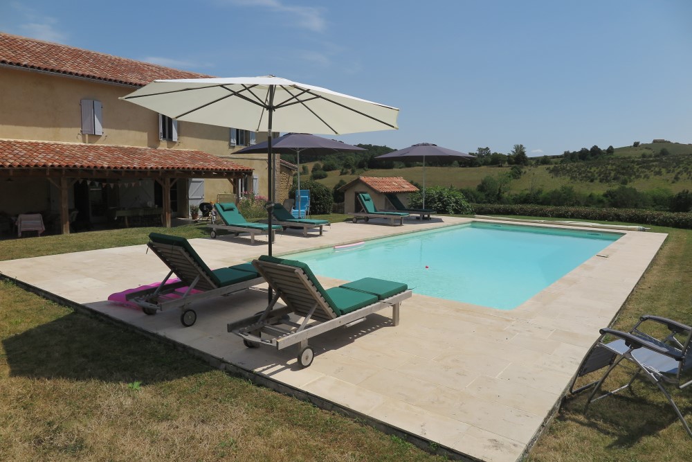 La piscine du gîte